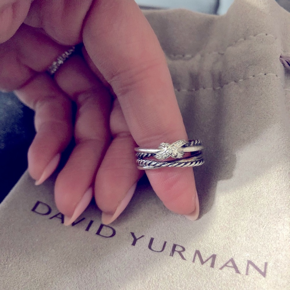 X collection Ring with Diamond ring